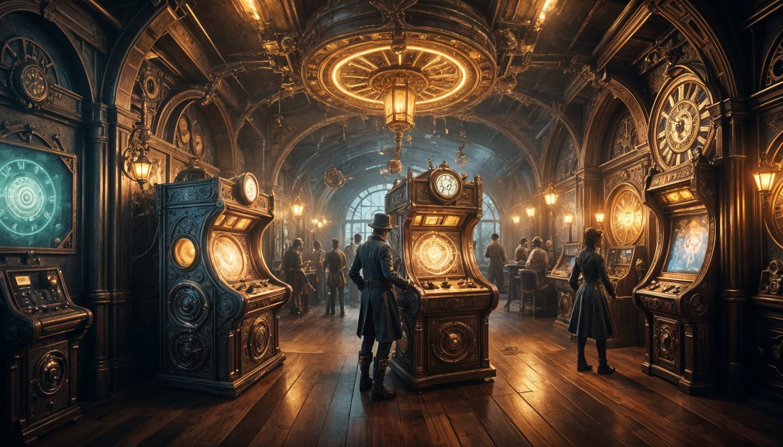 The Steampunk Arcade  by @JJ
