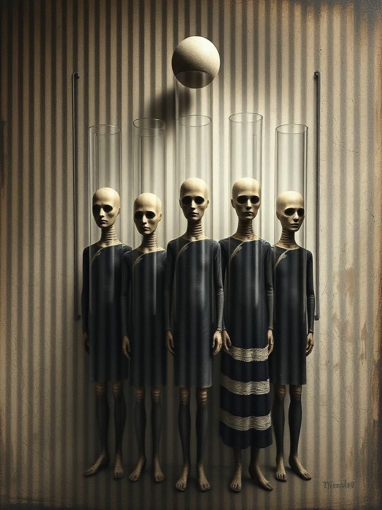 Surreal Convergence: A Dadaist-Inspired Digital Artwork