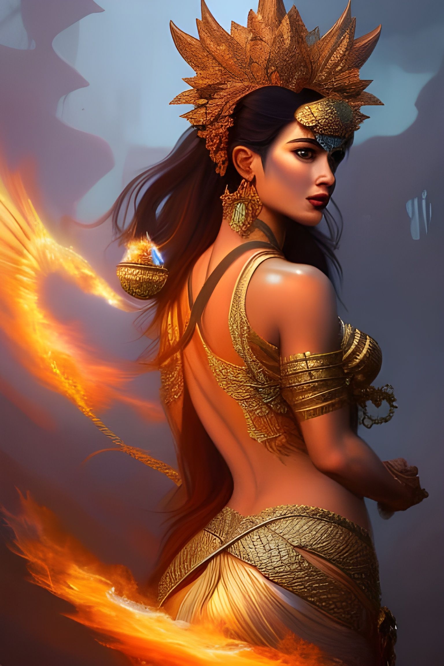 Fire goddess