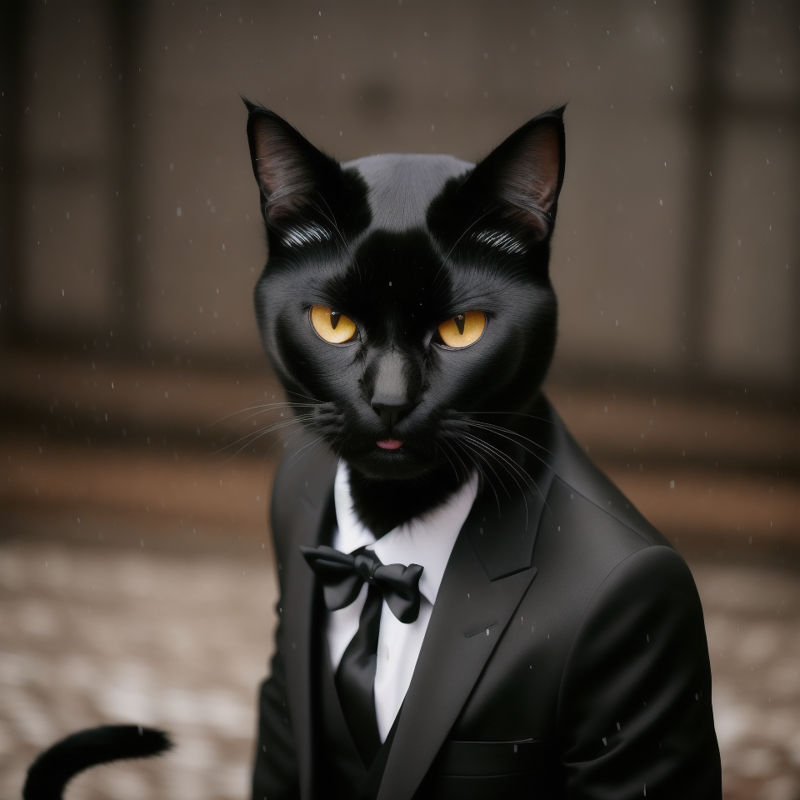 The Cat Butler - AI Generated Artwork - NightCafe Creator