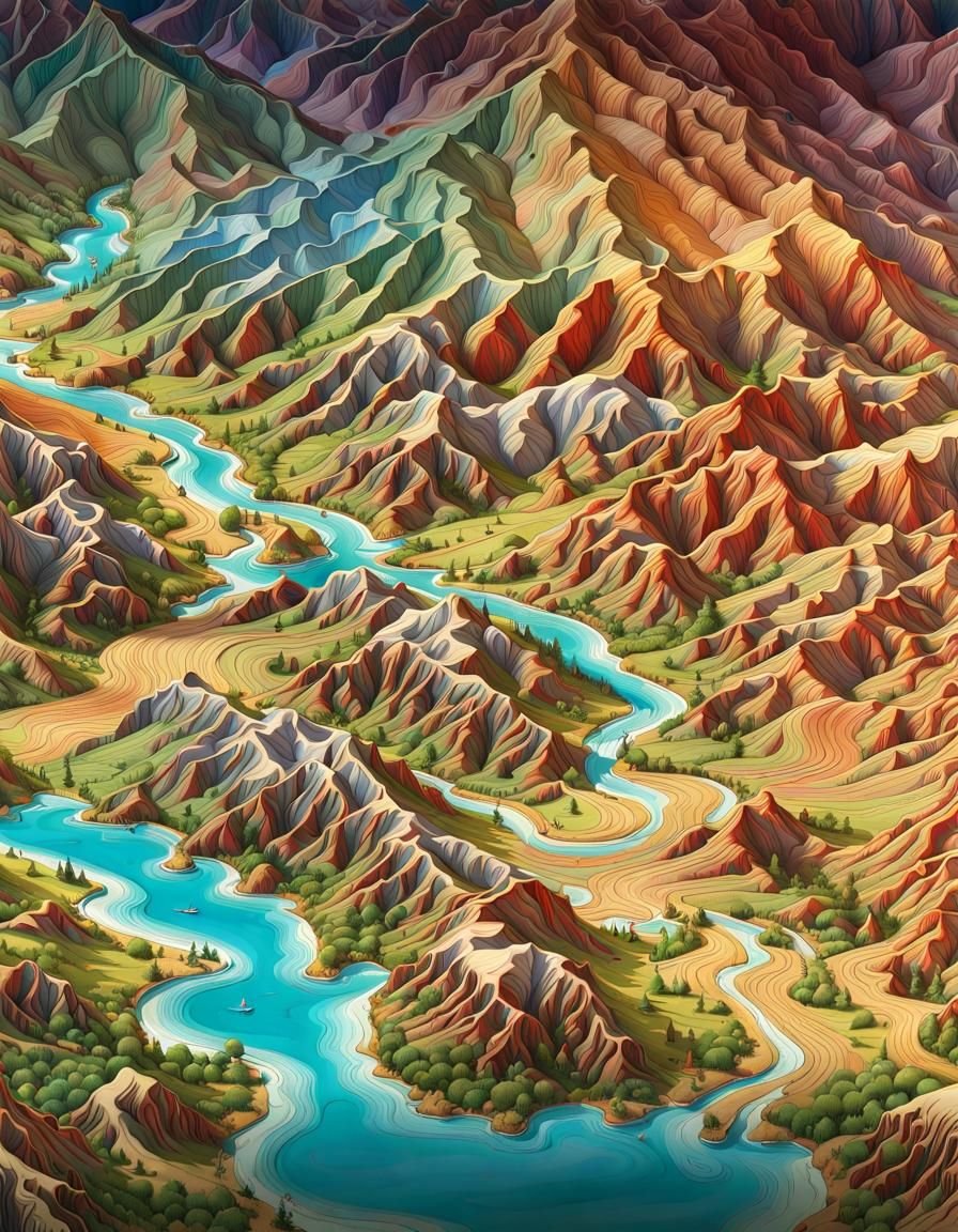 MAP OF THE RIVER