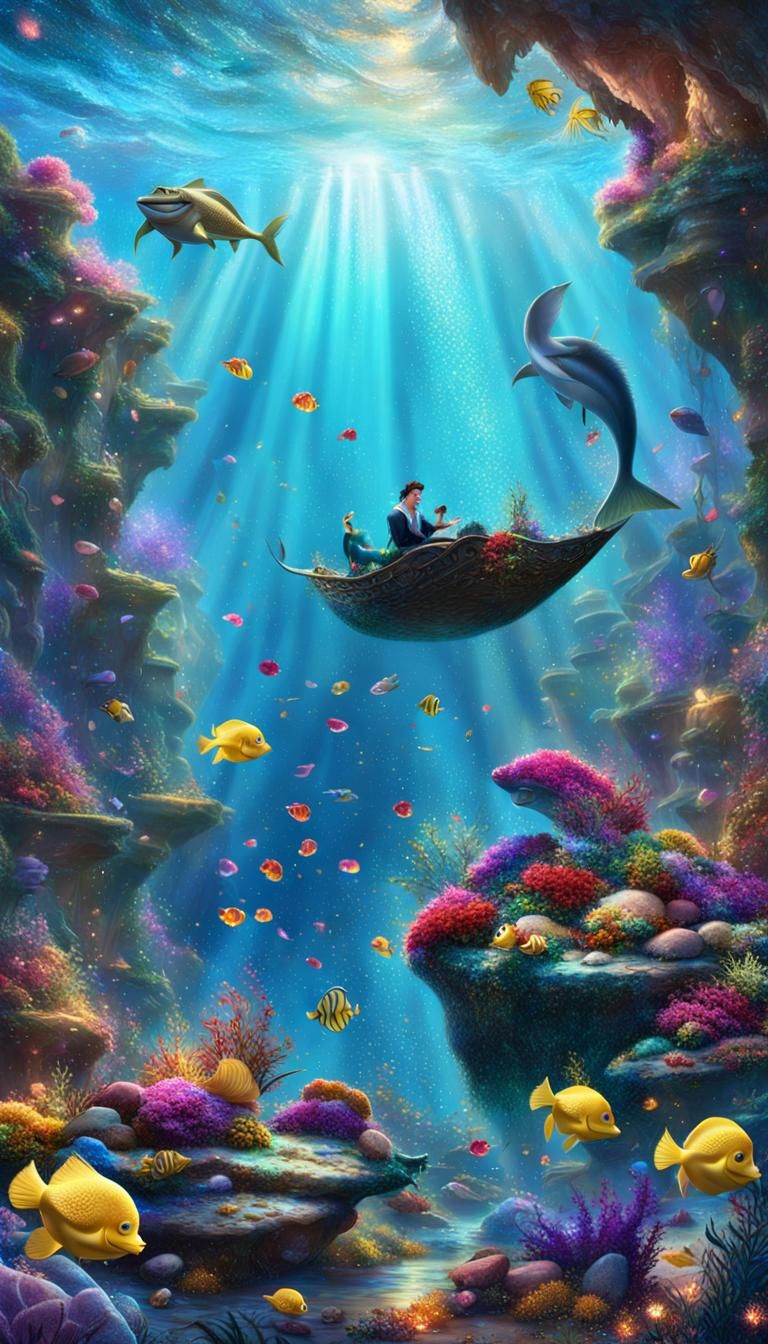 Under the sea falling in love