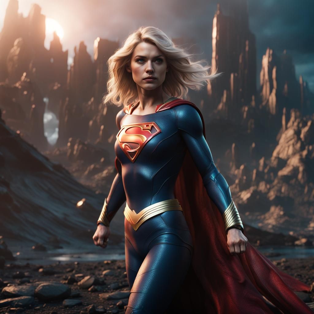 Krypton supergirl - AI Generated Artwork - NightCafe Creator