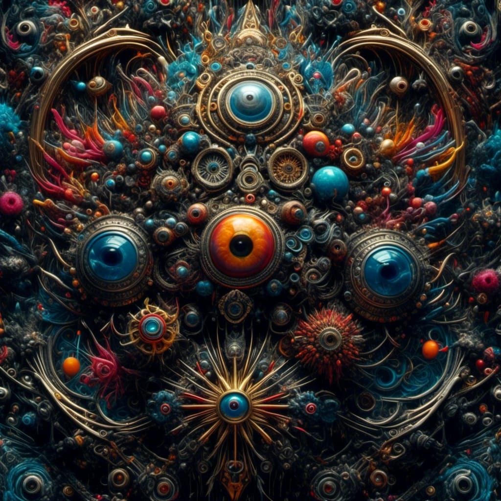 <lora:Mixperiment:1.0> hyper-maximalism, ultra detailed photorealistic Insane close-up, digital painting, ultra-wide-angle lens, ultra photo...