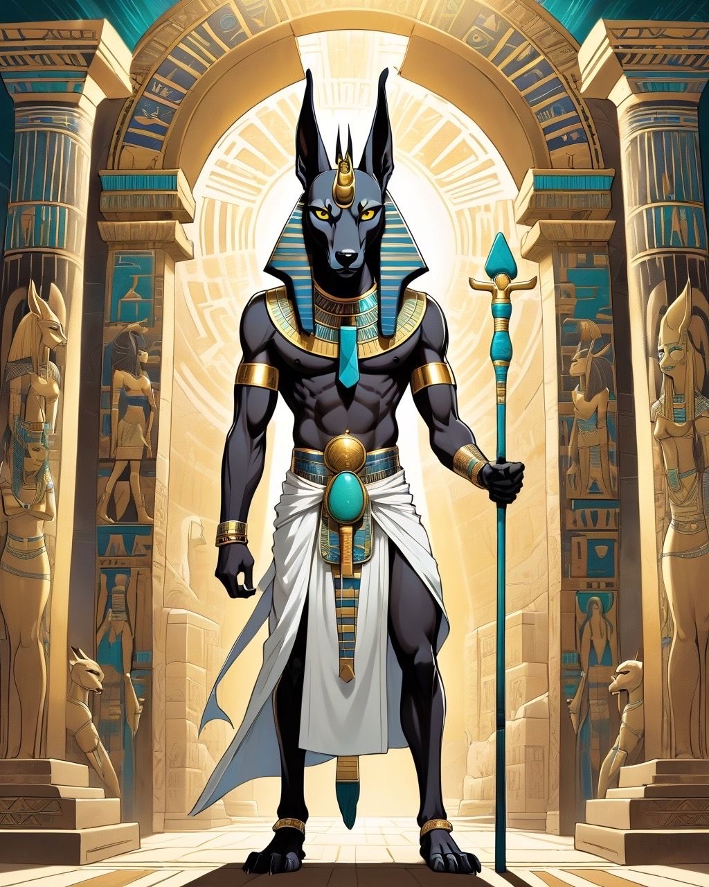 Anubis – God of Embalming and the Dead