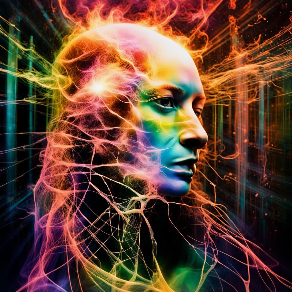 Violent Transformation: Paranoid Technicolor X-Ray Art