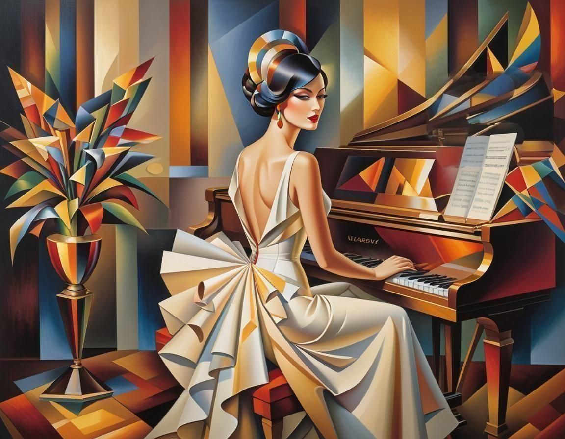 Playing Piano Inspired by Georgy Kurasov  by @Jane77755