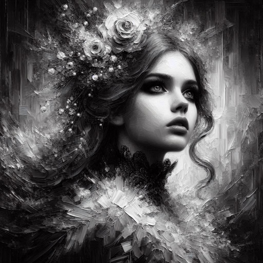 Black and white portraits