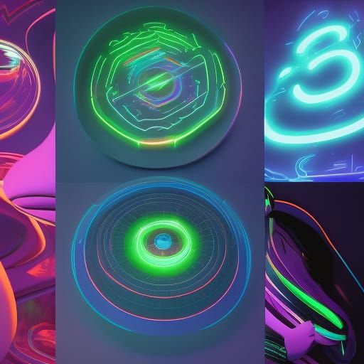 The four Elements  futurism 64 megapixels 8K resolution futu...
