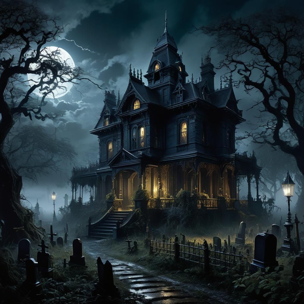 Haunted House 2  by @Superbear