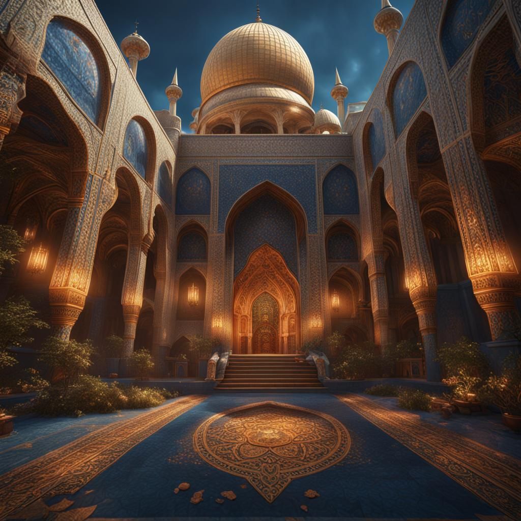 Detailed Matte Painting of Benjamin Netanyahu