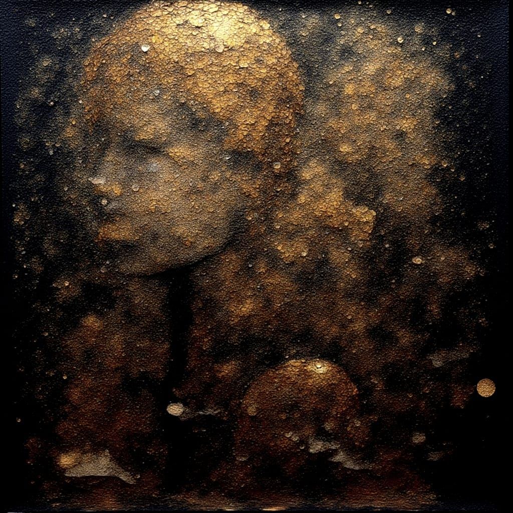 <lora:denizpeky:1.0> art of avangard  of layers of parallel lives of cute noir  characters in peace minimal sarcastic