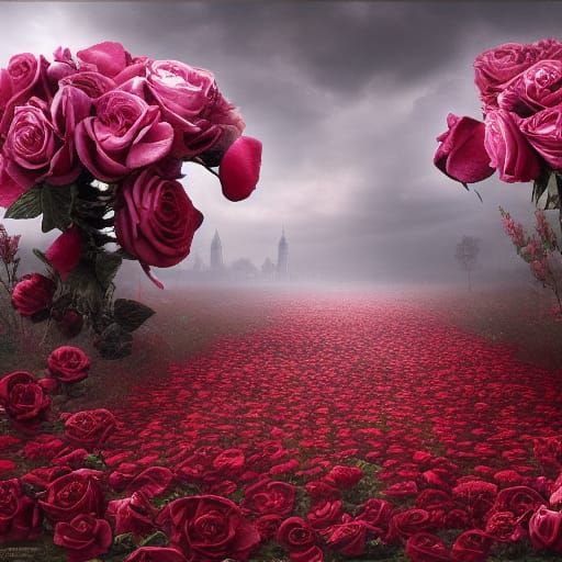 Follow the red rose road