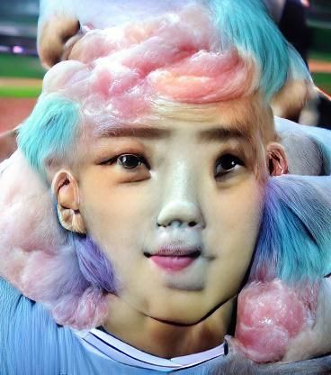 Pastel Cotton Candy Hair beautiful