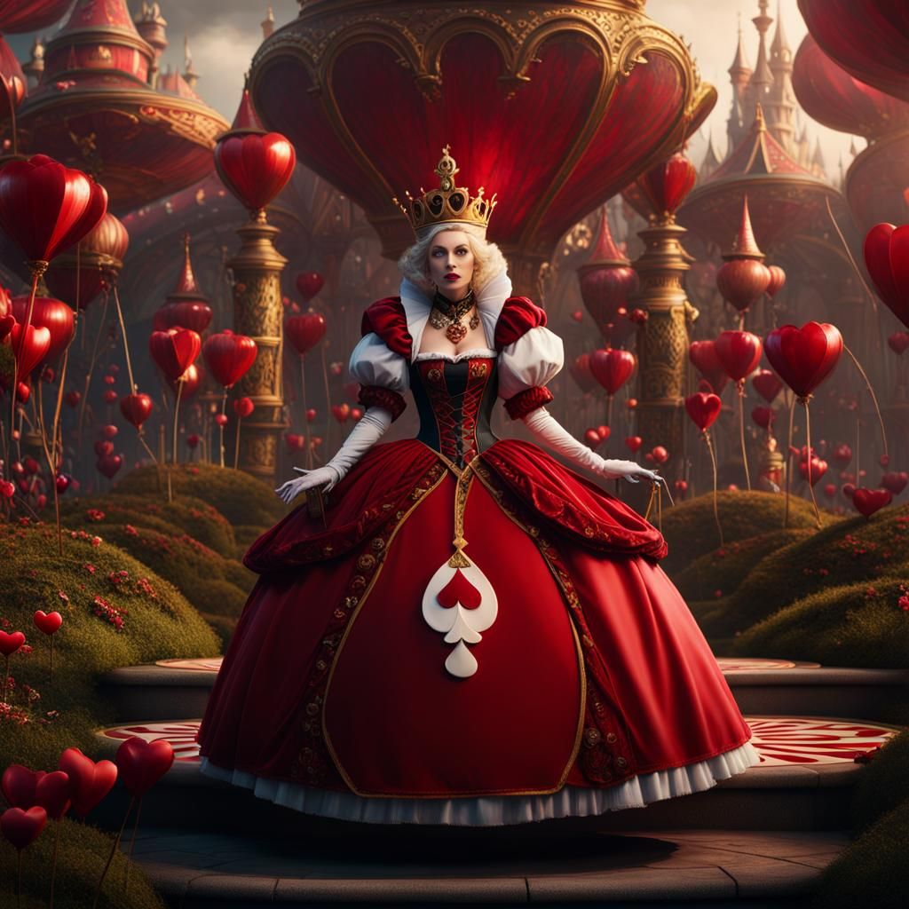 The Queen Of Hearts Ai Generated Artwork Nightcafe Creator