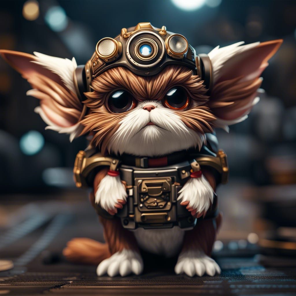 Gizmo Wearing A Gizmo