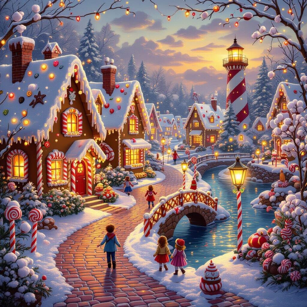 Whimsical Maine Candy Land  by @Harli