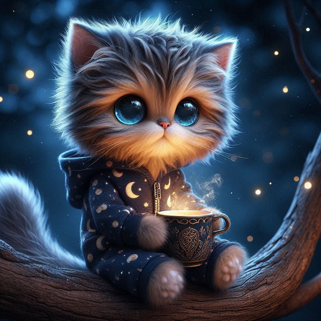 A cup of tea please meow!