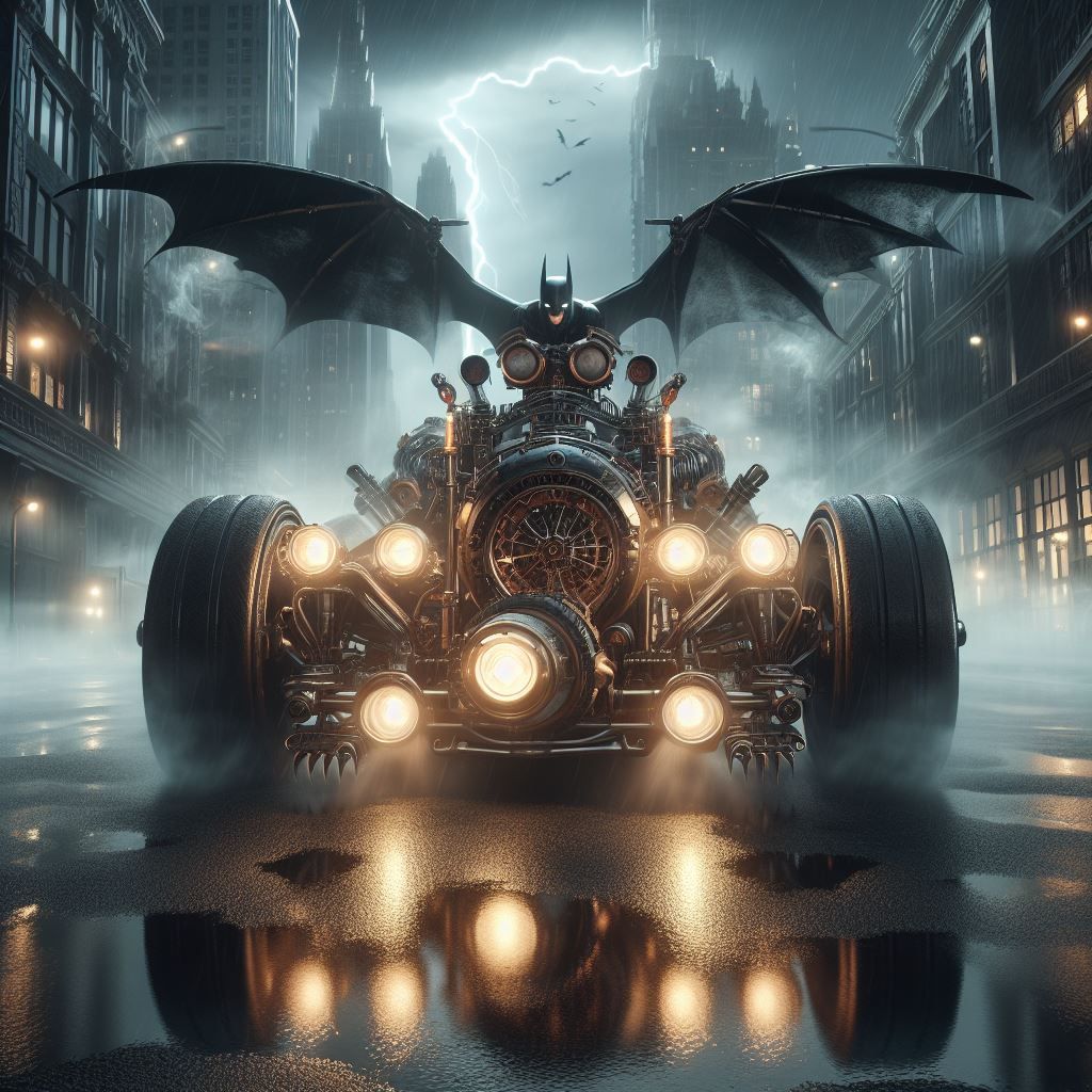 Steampunk Batmobile