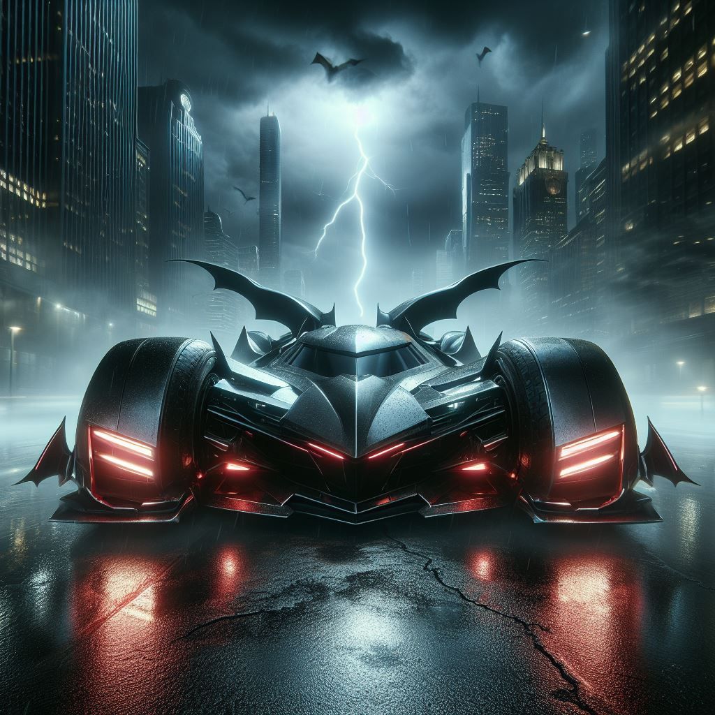 Synthwave Batmobile