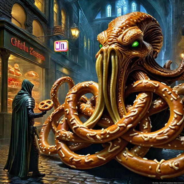 Invasion of the pretzel people  by @SummaNullaOne