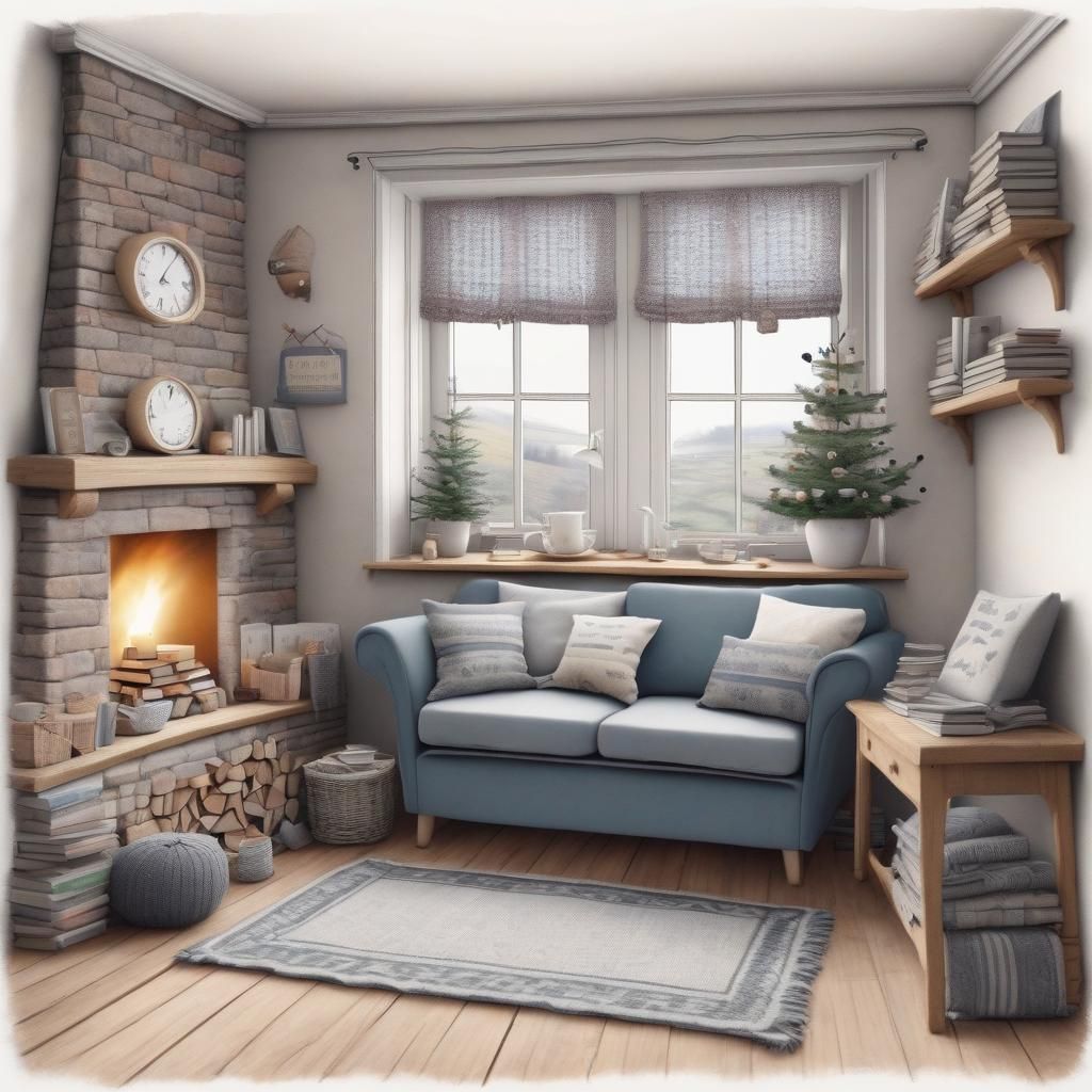 COZY INTERIORS - AI Generated Artwork - NightCafe Creator