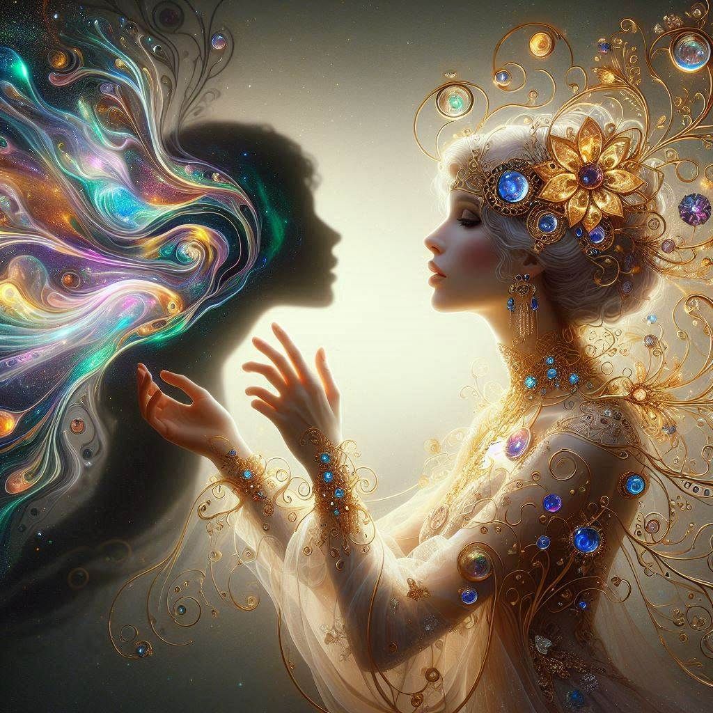 casting aside her shadow