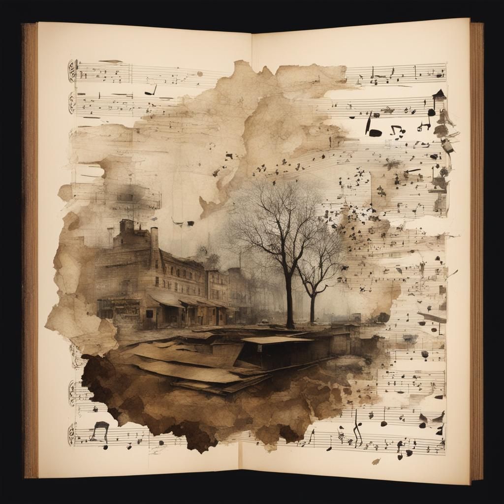 sheet music - AI Generated Artwork - NightCafe Creator