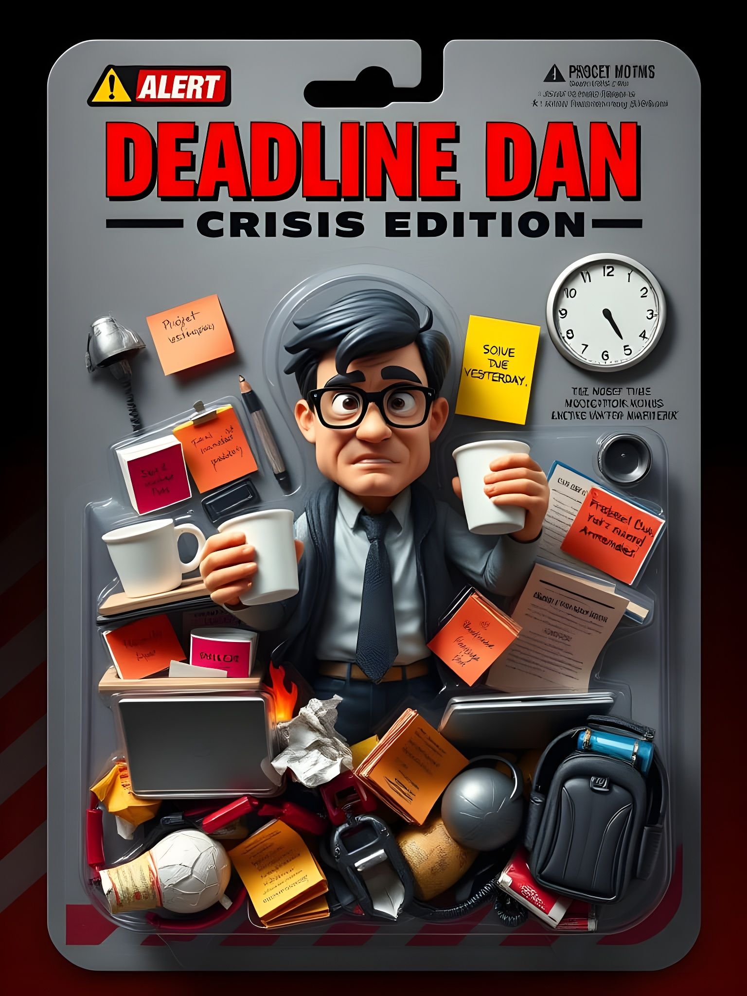  “DEADLINE DAN”  by @Feathers