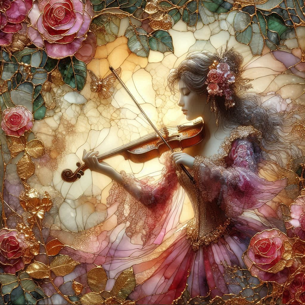 Woman playing violin