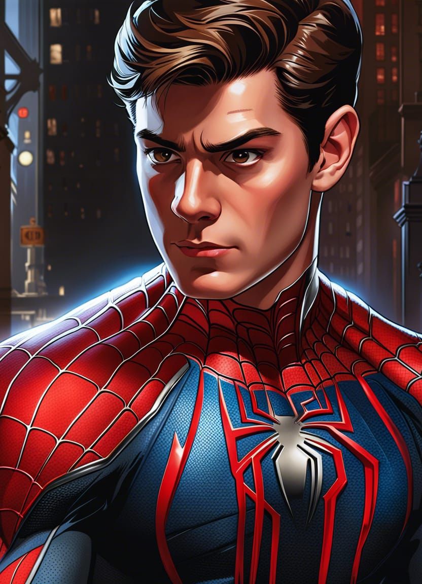 Peter Parker - Spider Man - AI Generated Artwork - NightCafe Creator