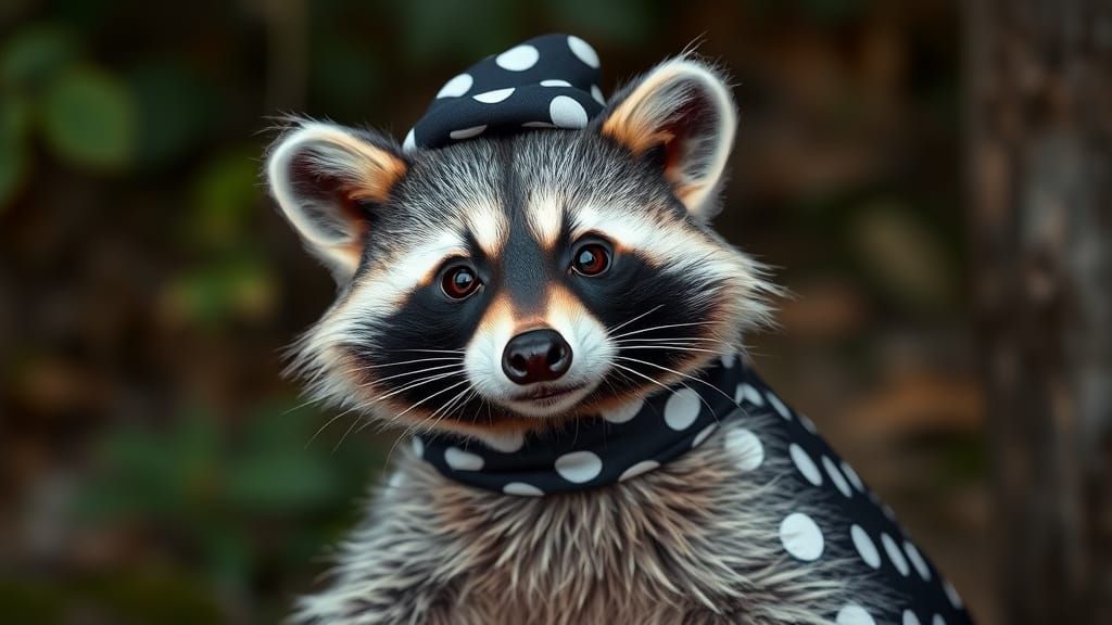 raccoon  by @Narolinus