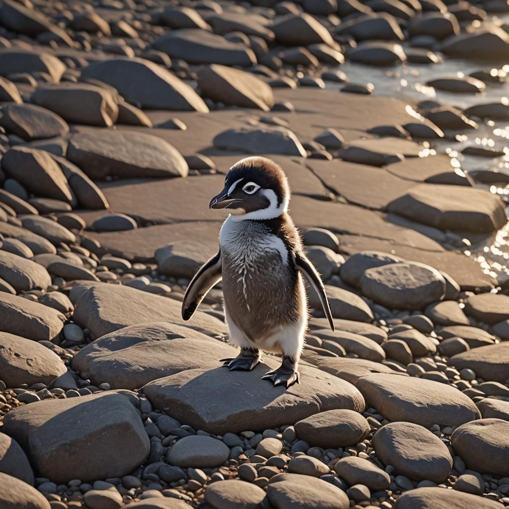 CUTEST  BABY PENGUIN EVER
