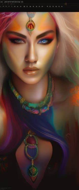 Beautiful eygptian queen Hyperrealistic, splash art, concept art, mid ...