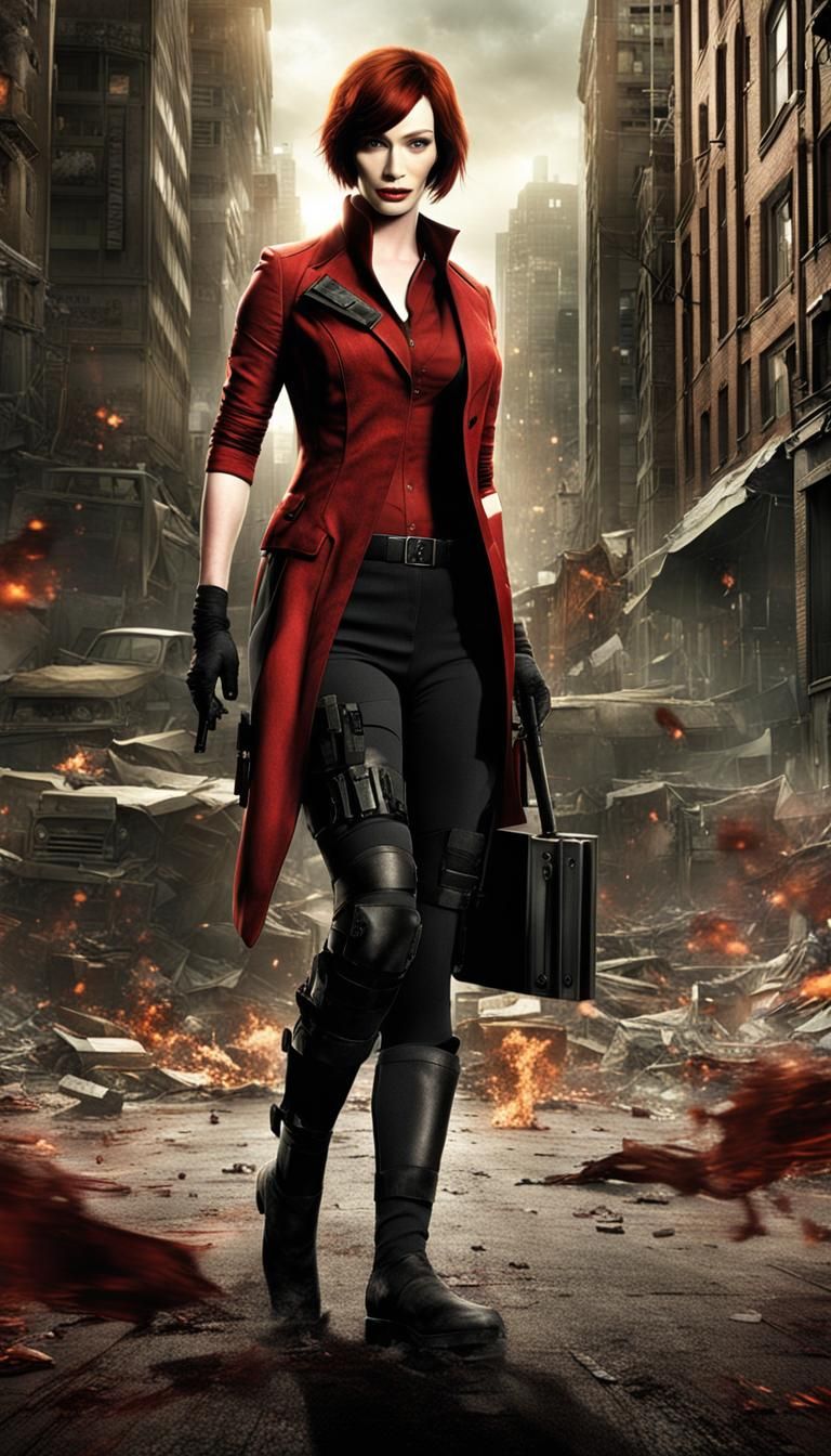 Christina Hendricks as Ada Wong in Resident Evil 5 - AI Generated Artwork -  NightCafe Creator