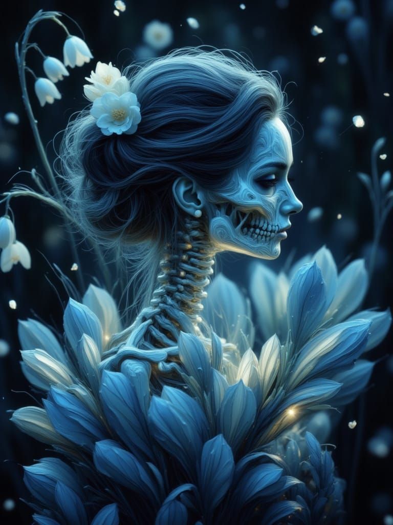 Skeleton girl 