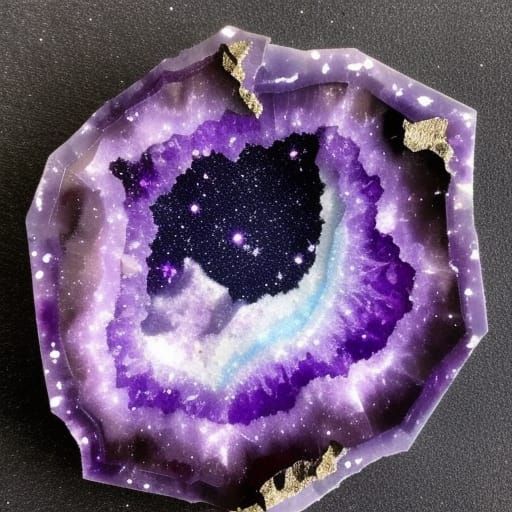 Galaxy Amethyst Geode