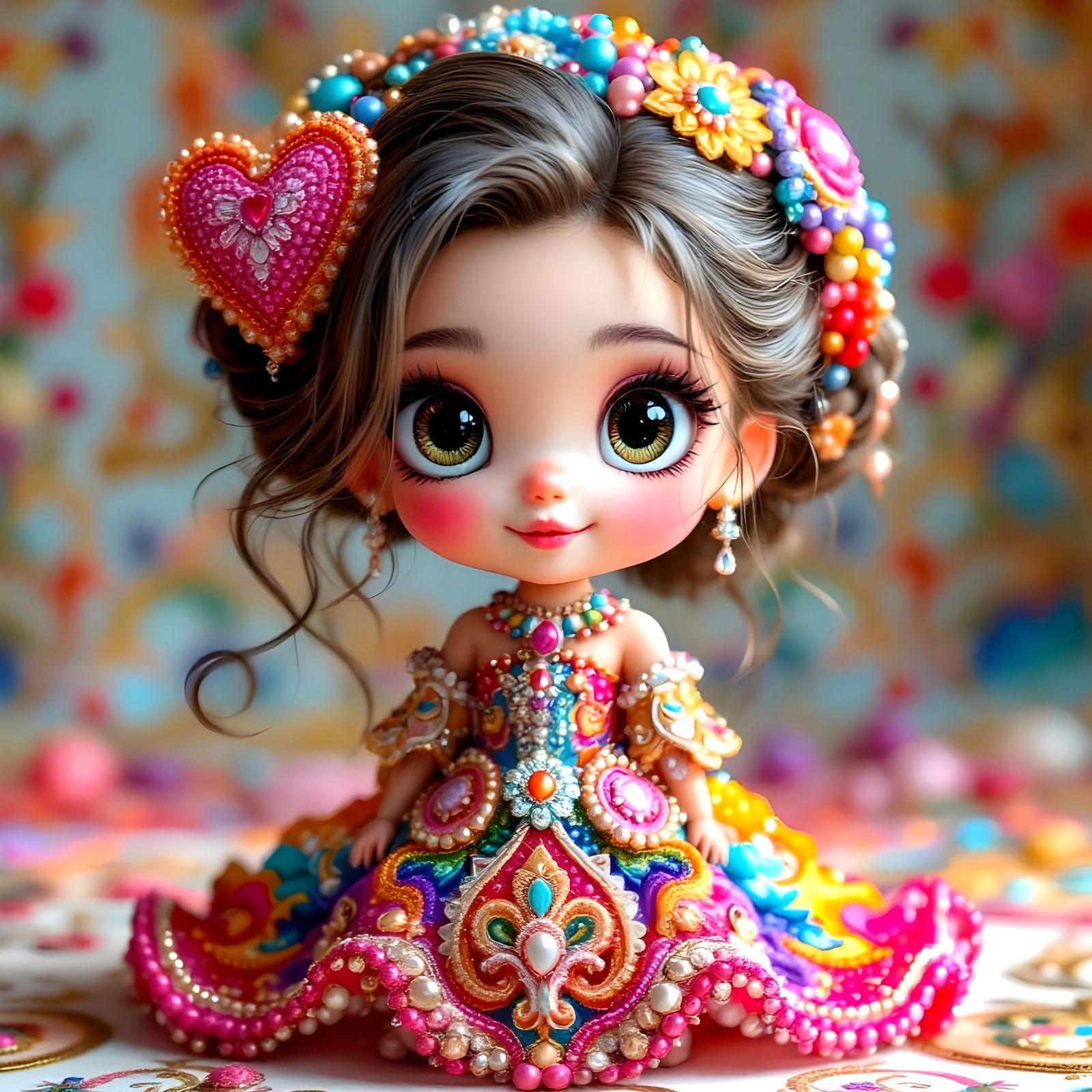 Chibi Bead Blast Doll  by @Gary Murakami