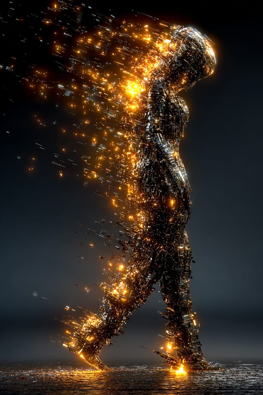 Running on Fragments of Light