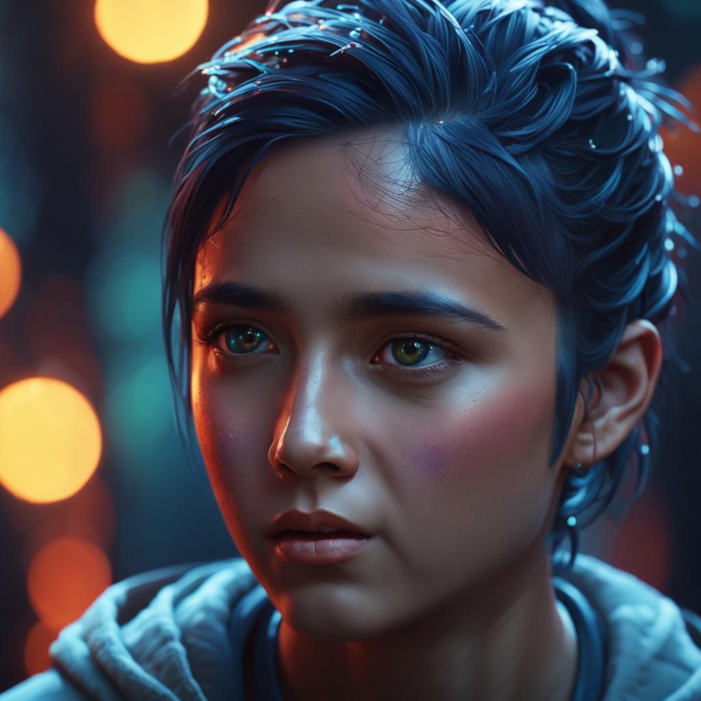 Emotional portraits that show complex feelings through subtle changes