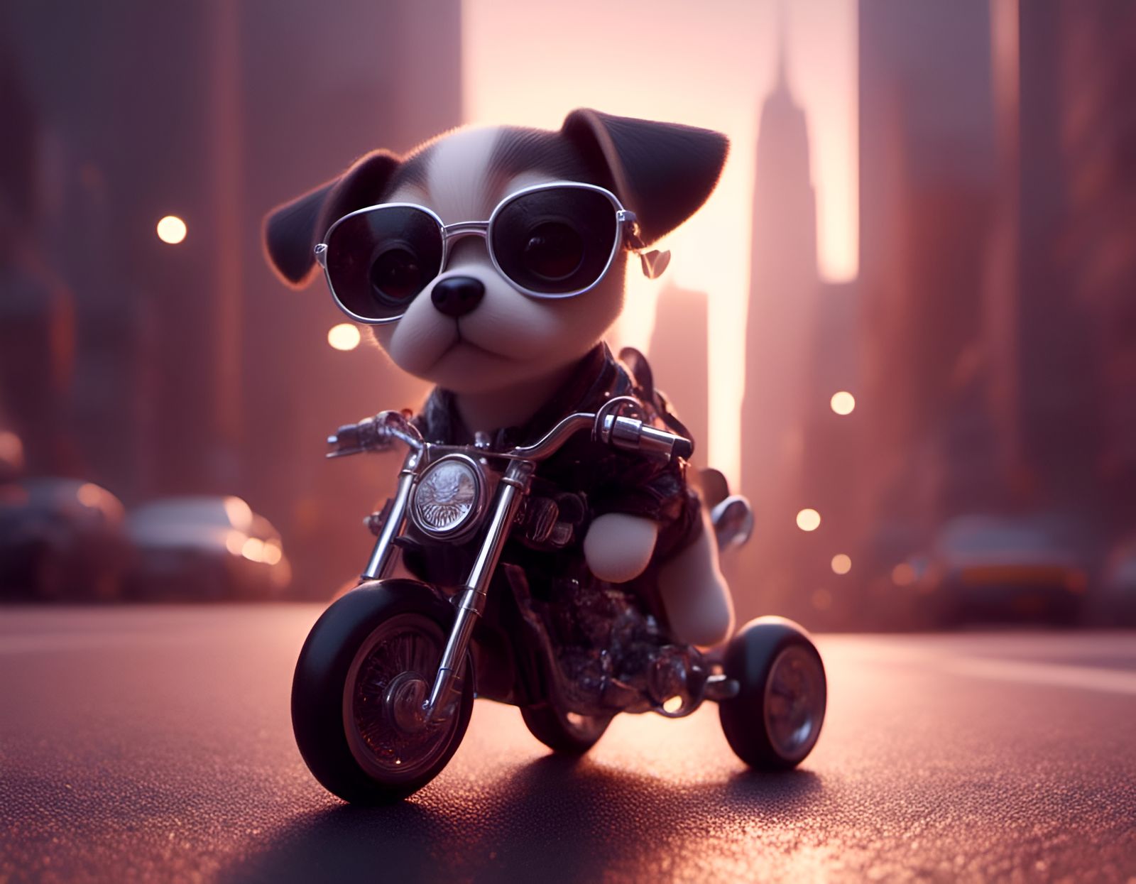 Vroom Vroom puppy