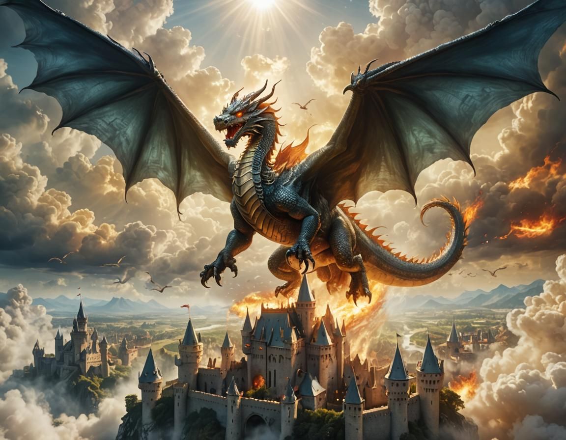 Flying Dragon  by @undefined