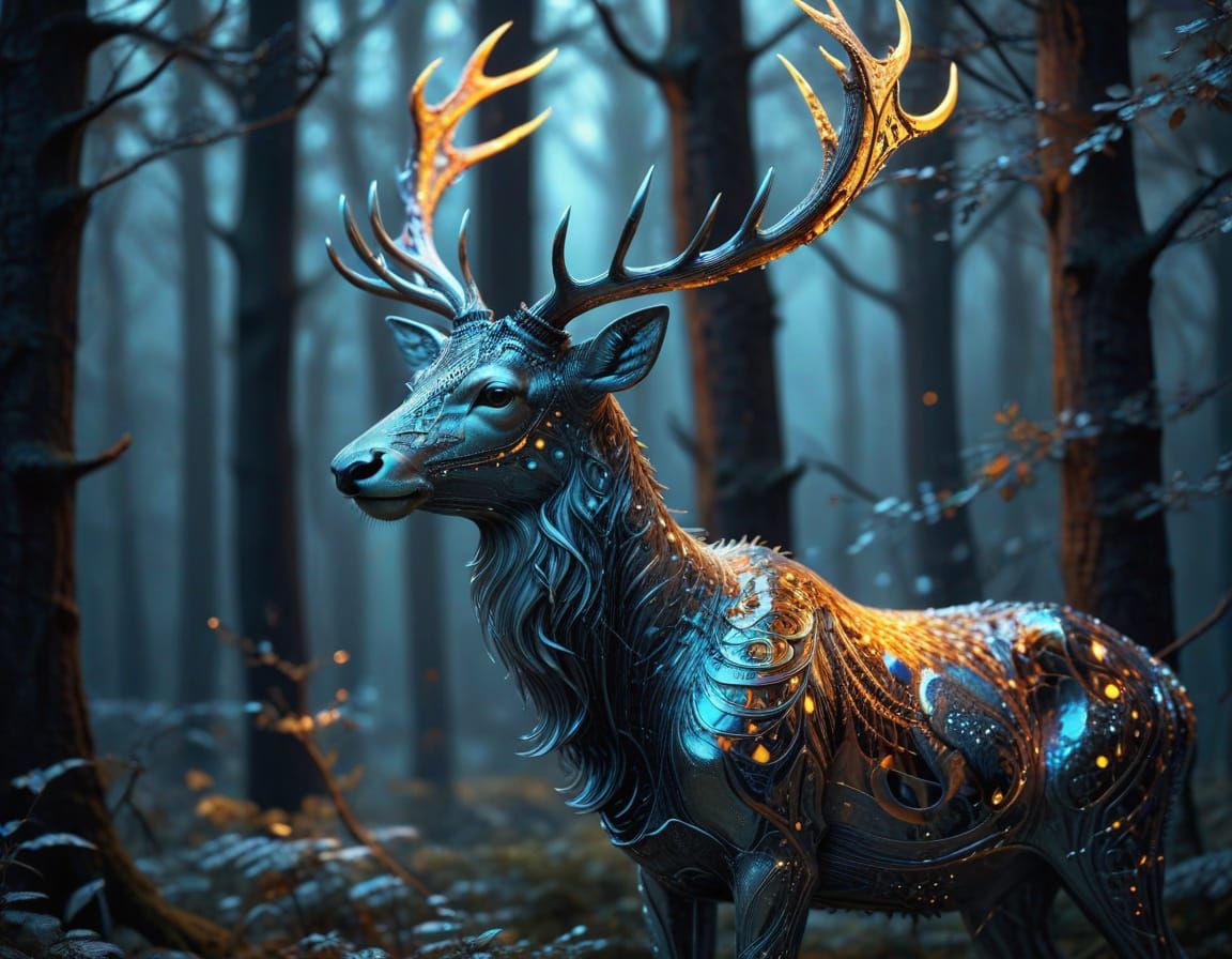 Mystical Stag  by @kirkb1693