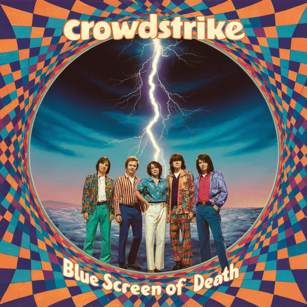 Crowdstrike: Blue Screen of Death  by @Z