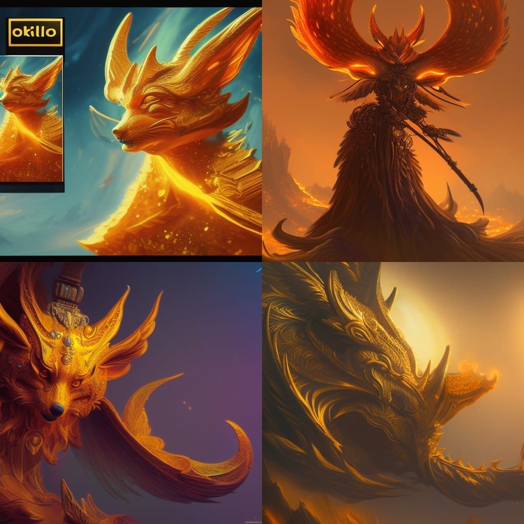 Orion kitsune gold
