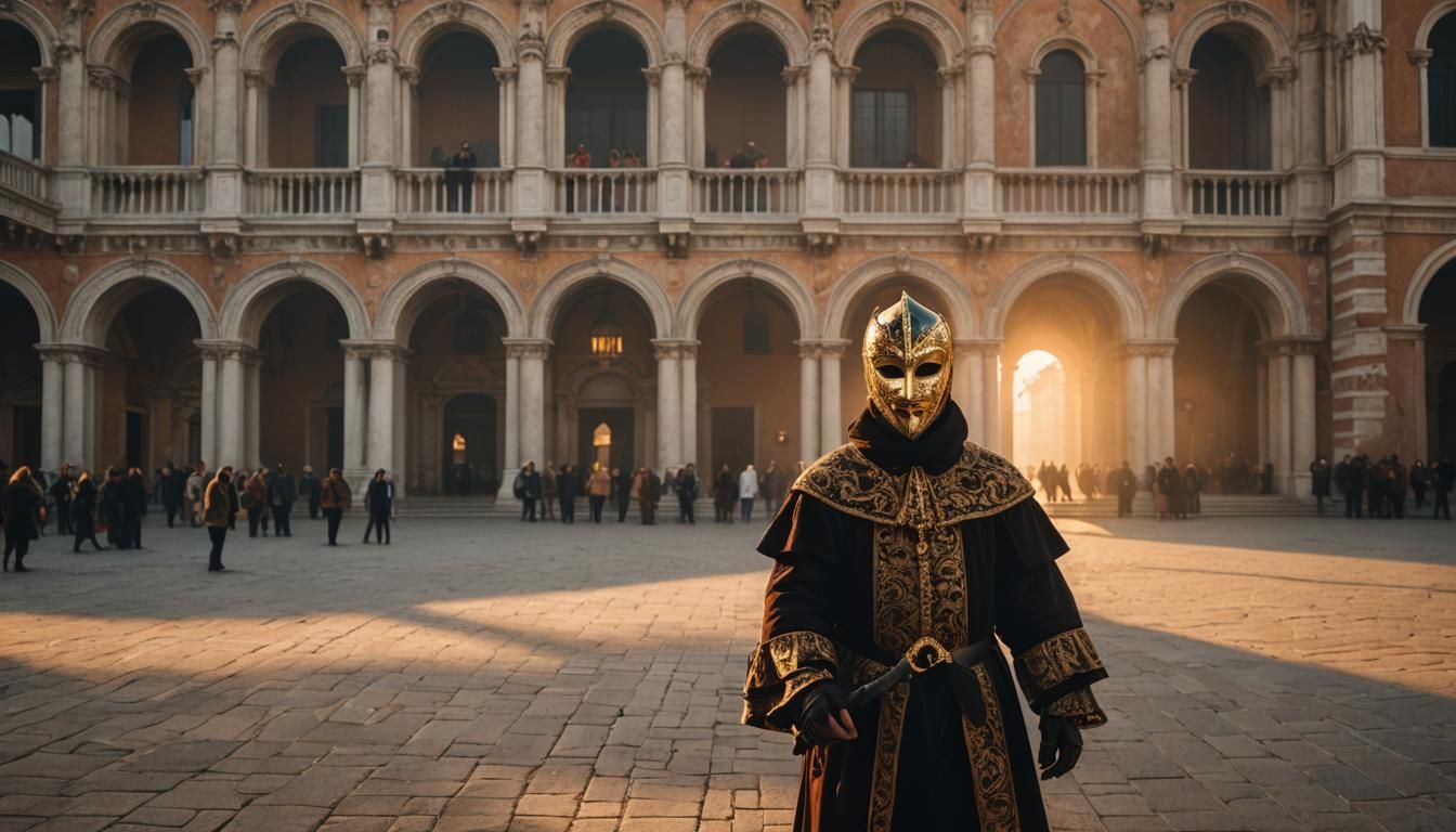 Mask on carnival of Venice V