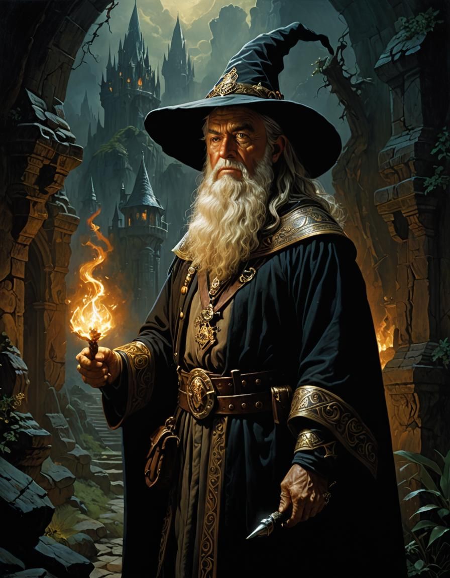 The wizard  by @Faraday