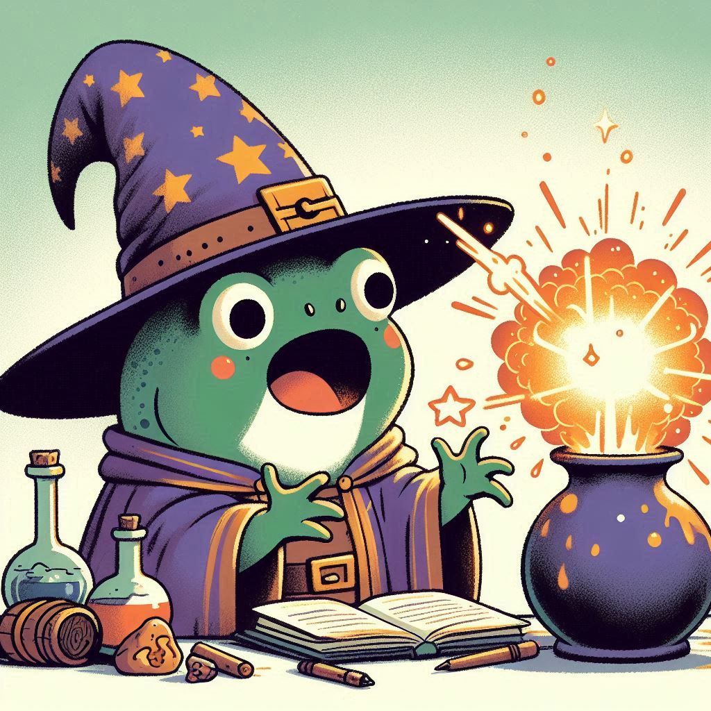 Wizard Frog and the Failed Potion!