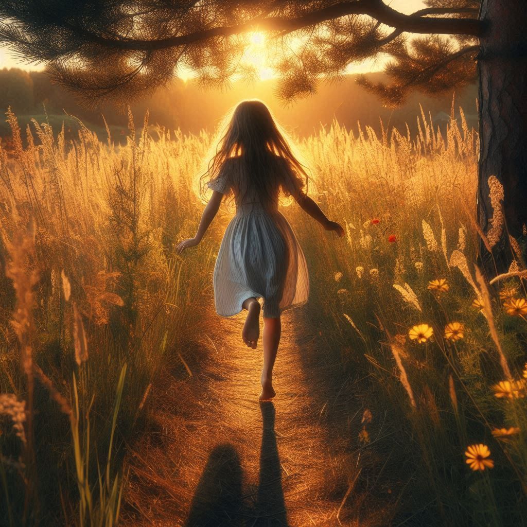 Barefoot in Golden Summer Fields  by @gladiator