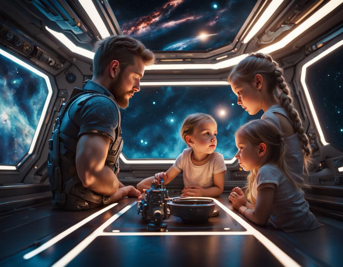 Living in a spaceship: Family Time